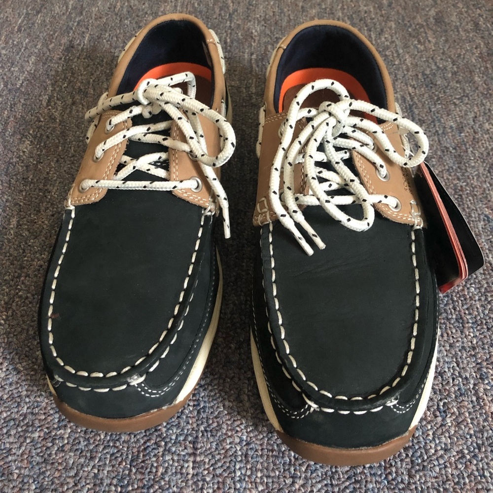 Rockport Works Women’s Steel Toe Boat Shoes 9W